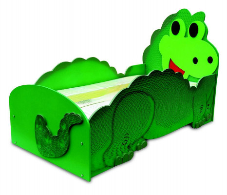 Dino Groot Bed met Matras Kinderbed Kinderkamer Kinderen Kamer Bedden