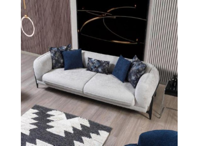 Sofa Bank Bekleding Driepersoons Grijs Bankstellen Meubels Modern Ontwerp 3-zits Banken Nieuw