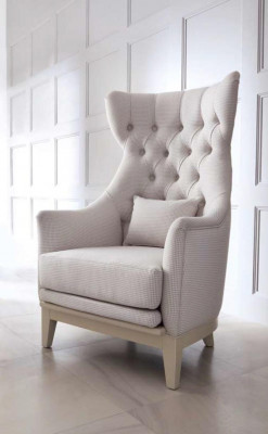 Fauteuil Oorfauteuil Clubfauteuil Chesterfield Luxe Zits Zitkamer Nieuw