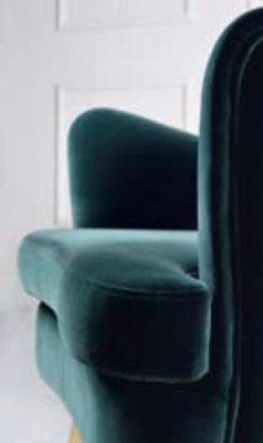 Ohrensessel Fauteuil Clubsessel Cocktailsessel Luxe Stoel Zitkamer Groen