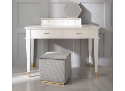 Kaptafel Console Tafel Luxe Hout Slaapkamer Wit Modern