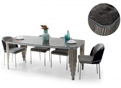 Eettafelgroep 4x stoelen eetkamerset eetkamerstoelen set tafel 5-delige set Nieuw