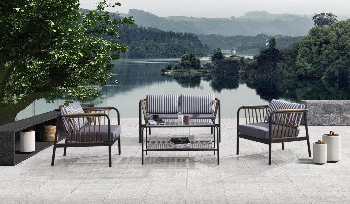 Fauteuil Ontwerp Zits Luxe Grijs Textiel Zits Luxe Gestoffeerde Meubels Ontwerp