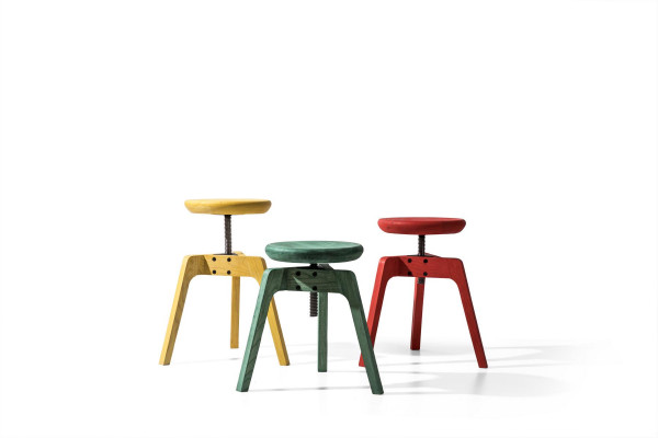 Modern set met 3 luxe designstoelen van hoogwaardig hout.