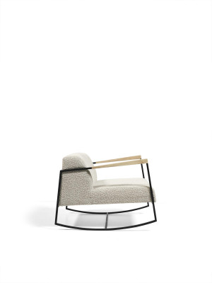 Fauteuil 1-zits Stoffen bekleding Zits Nieuw Luxe Fauteuil Design Lounge
