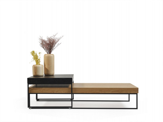 Holzhocker salontafel bijzettafel woonkamertafel houten tafel