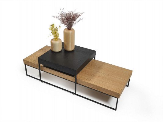 Holzhocker salontafel bijzettafel woonkamertafel houten tafel