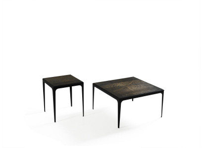 Luxury salontafel Vierkante tafel meubels Inrichting Woonkamer Zwart