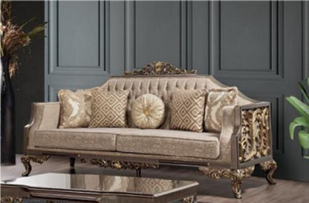 Sofaset 3+3+1+1 Zitsbank Salontafel Klassieke Designer Luxe Woonkamerset