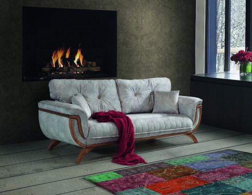 Woonkamer bankstel 3 3 1 1 zits bank gestoffeerde set textiel design  Woonkamer bankstel 3 3 1 1 zits bank gestoffeerde set textiel design