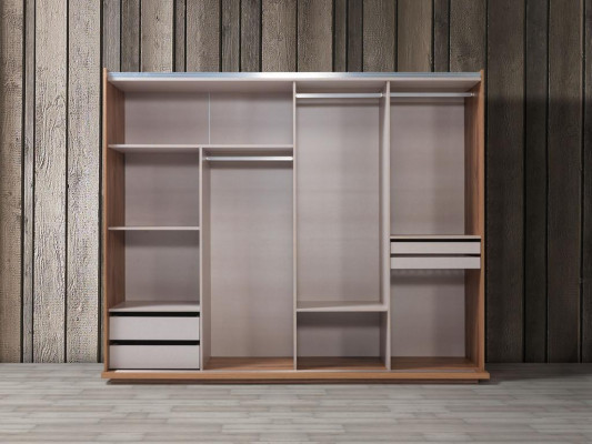 Slaapkamer Bed 2x Nachtkastjes 5-delige Set Compleet Design Meubels Luxe