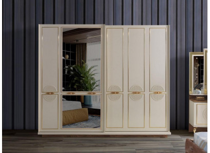 Slaapkamer kledingkast Luxe hout Modern design Meubels Wit Nieuw