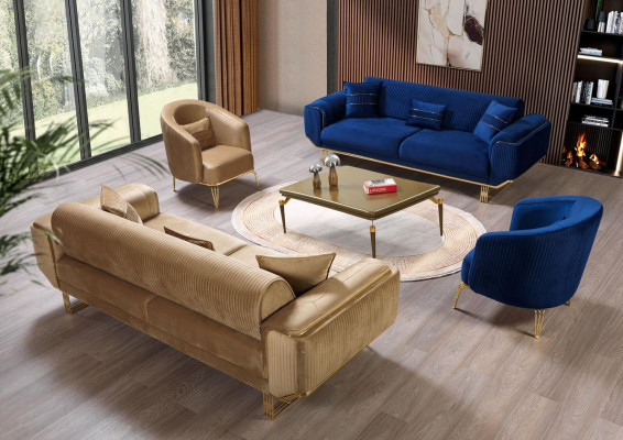 Woonkamer fauteuil 1-zits bank stoffering luxe textiel nieuw design  Woonkamer fauteuil 1-zits bank luxueuze stoffering van nieuw design textiel.