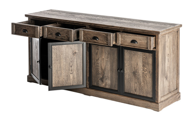 Ontwerper dressoir dressoir sideboard kast woonkamer plank hout luxe