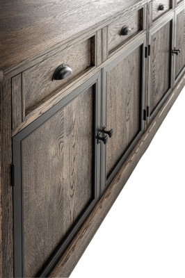 Ontwerper dressoir dressoir sideboard kast woonkamer plank hout luxe