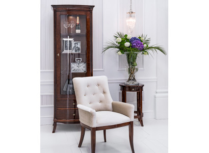 Witte Chesterfield fauteuil tv-stoel relaxfauteuil luxe design eenzitter