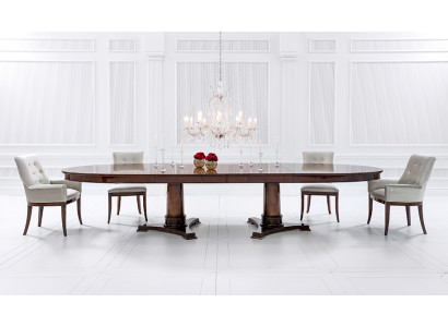 Eetkamerset Eettafel 4 x Stoel Set Set Meubel Tafel Klassieke Eetgroep