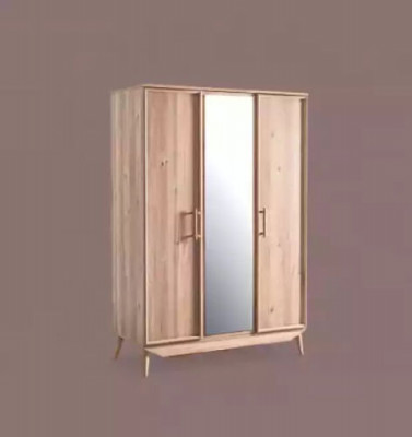 Kledingkast houten kast bruin Slaapkamer meubilair Garderobe Kast