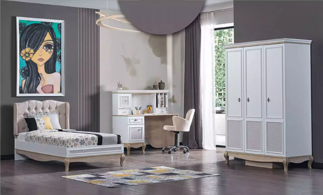 Kledingkast Kast Meubels Slaapkamer Kasten Hout Loft Inrichting Wit