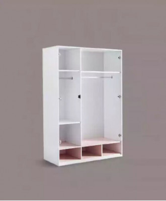 Kledingkast wit hout kasten kinderkamer meubels ontwerp inrichting