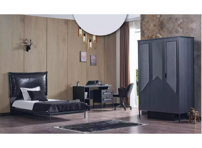 Kledingkast Kast Meubels Slaapkamer Kasten Hout Loft Inrichting Zwart