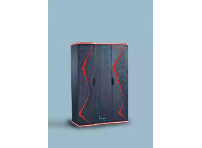 Zwarte kledingkast Kast Meubels Kasten Kinderkamer Hout 131x60x200
