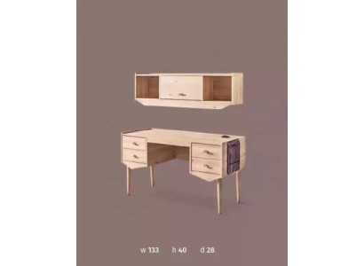 Secretaris bureau tafel 134x60x77 schrijftafels tafels meubels hout computer