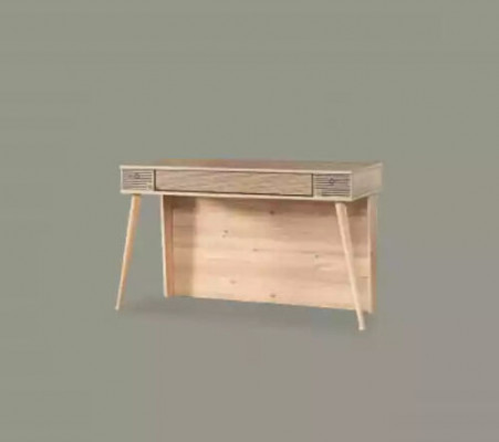 Moderne tafel Werktafel Bruine kinderbureau in de kinderkamer