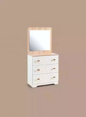 Dressoir met spiegelconsole tafel meubels wit modern in de slaapkamer.