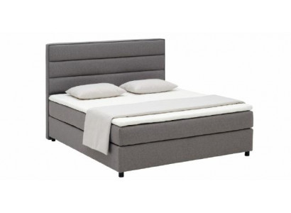 Continental textiel bed boxspring bed bedden gestoffeerd hoog dubbel leer