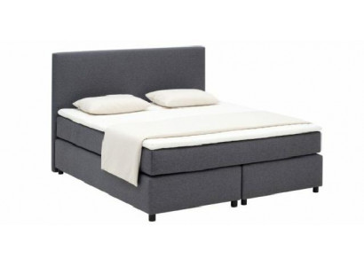 Bed Continental Boxspring Bedden Bekleed Hoog Dubbel Leer Textiel Bed