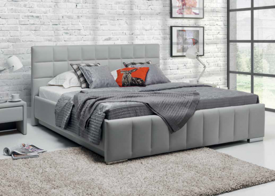 Hoogwaardig luxe tweepersoonsbed bed bekleding ontwerp huwelijks hotel leer