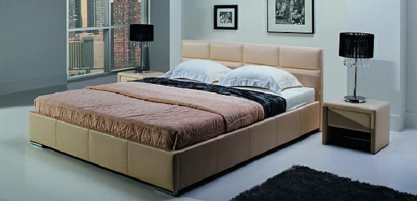BED ONTWERPER BEKLEED BED HUWELIJKSBED TWEEPERSOONSBED MINI-MAXI 2101