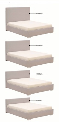 Tweepersoonsbed bedden ontwerper gestoffeerd bed slaapkamer echtelijke bed leren bed