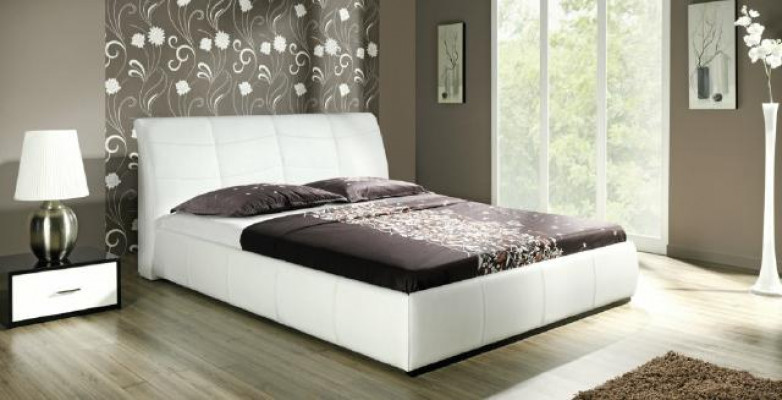 Bed leren bed gestoffeerd bed bedlade dubbel slaapkamer echtelijk bed bedden APOLLOS