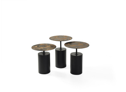 Luxe designer set van 3 salontafels voor de woonkamer