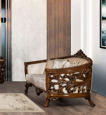 Dries zitsbank 3 zits Klassieke meubels Sofa's Stof Stijl Barok Rococo Luxe Nieuw