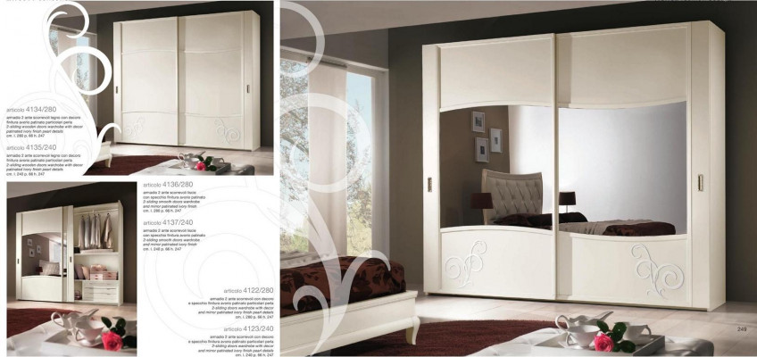 Luxe kledingkast met schuifdeuren Slaapkamerkast Kasten Hout Design
