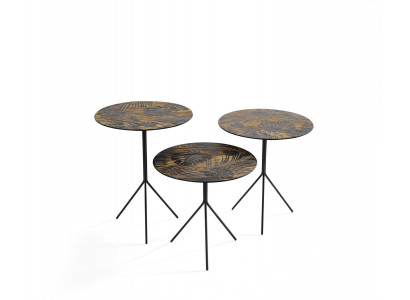 Ronde tafels salontafels tafels luxe design bijzettafels 3-delig.