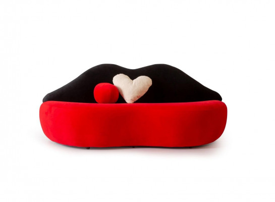 Luxe bed Rood 3-zits bank Designer Meubels Bankstellen Woonkamer Banken