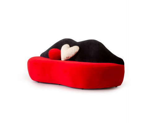 Luxe bed Rood 3-zits bank Designer Meubels Bankstellen Woonkamer Banken