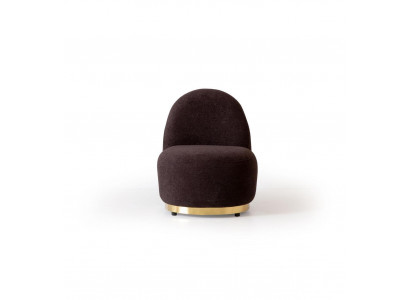 Fauteuil Modern Bruin Woonkamer Textiel Luxe Design Meubels Lounge Club