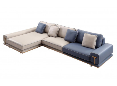 Hoekbank L-vorm Hoekbank Grote bank Gestoffeerde bank Stoffen bank Nieuwe woonkamer