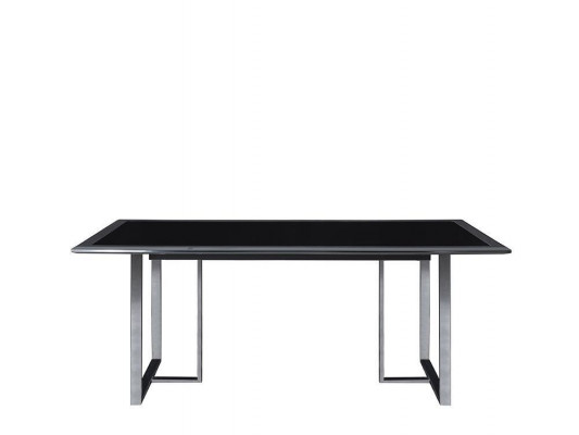 Luxe eetkamerset 6-delig Eettafel met 4 stoelen Design dressoir met spiegel