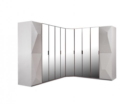 Hoekkast Design Luxe Slaapkamermeubelen Hout Kledingkast Modern