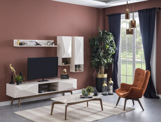 Modern luxe wandmeubel set woonkamer meubeldesign inrichting
