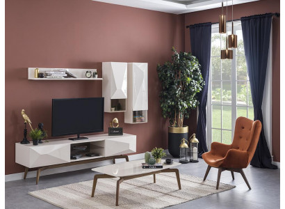 Modern luxe wandmeubel set woonkamer meubeldesign inrichting