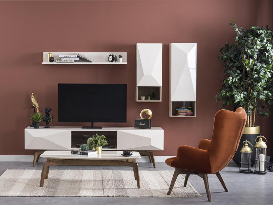 Modern luxe wandmeubel set woonkamer meubeldesign inrichting