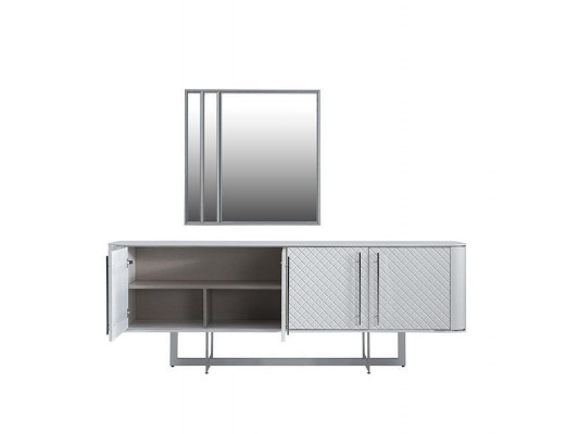 Luxe dressoir met spiegel eetkamer inrichting Modern Design meubels