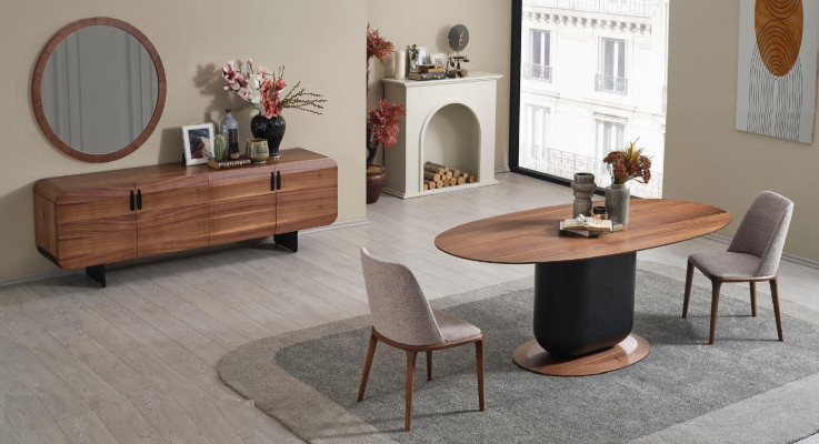 Luxe complete eetkamerset dressoir eetkamer eettafel stoelen Nieuw dressoir